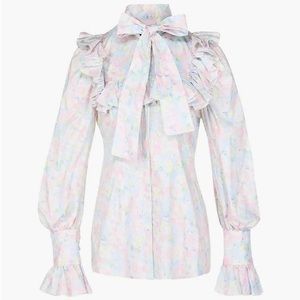 Selkie Elizabeth Blouse in Pastel Bouquet